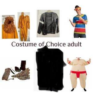 Adult Mens Costume of Choice. Price is per costume.